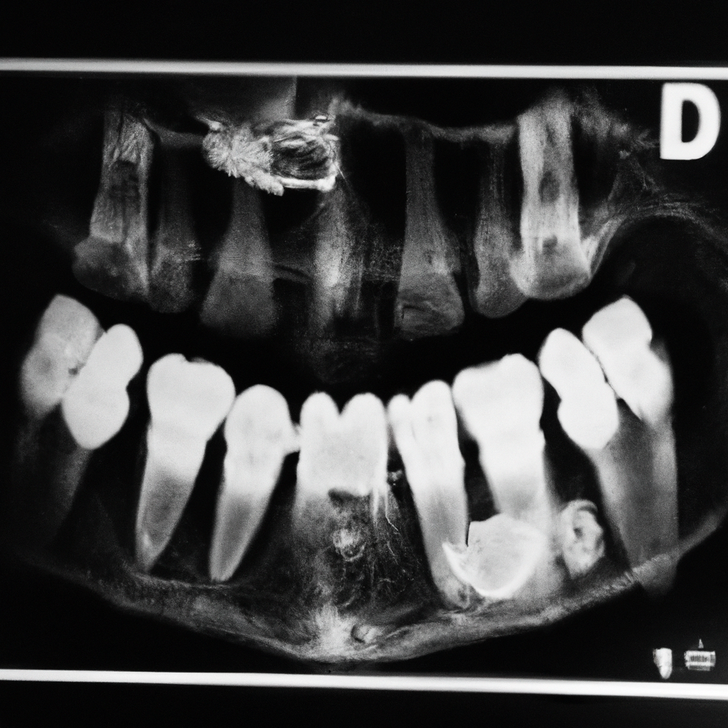 ¿Cómo se ven las caries en una ortopantomografía?