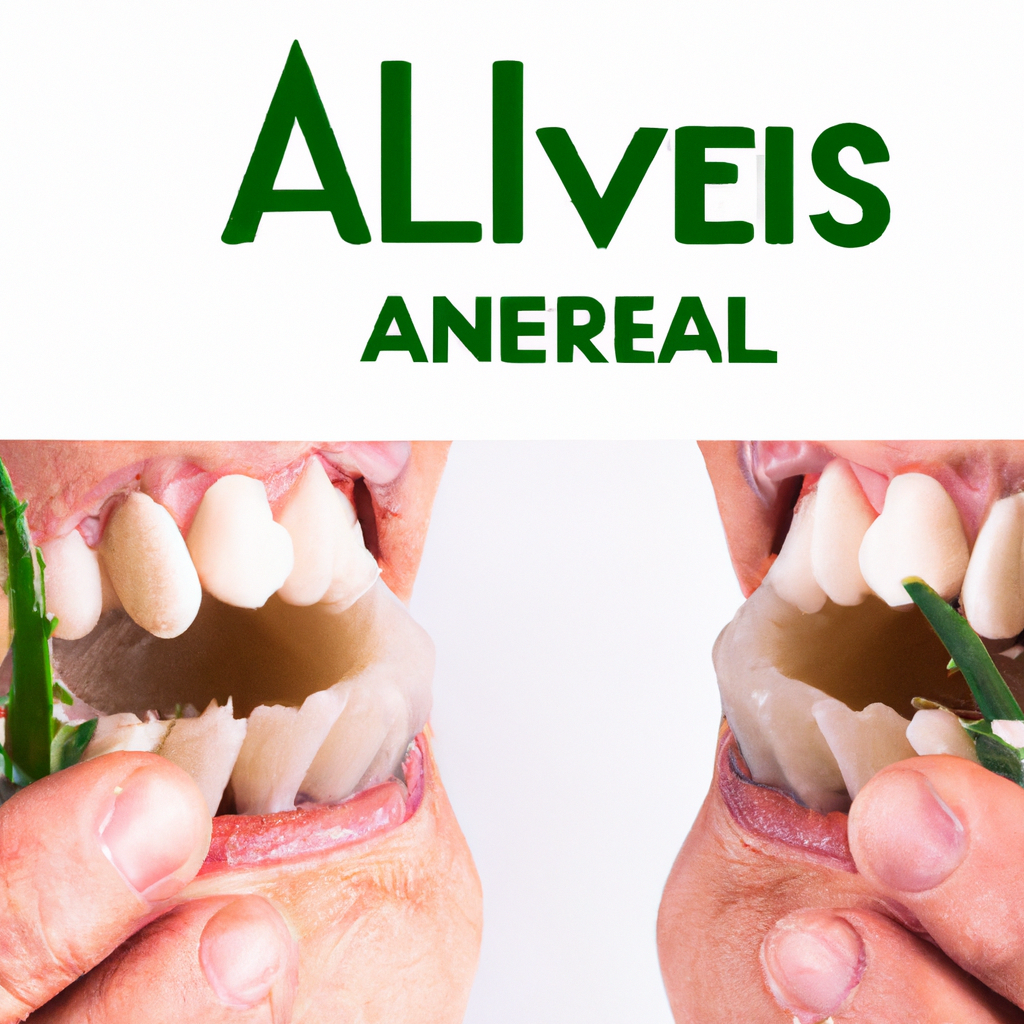 ¿Cómo usar aloe vera para la periodontitis?
